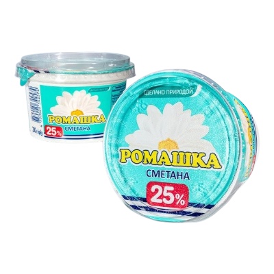 Crema agria ROMASHKA 25% 320G